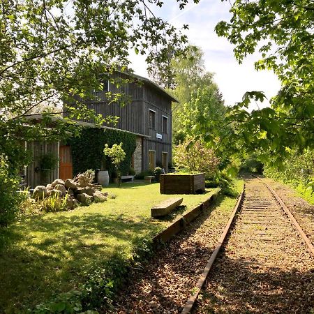 Ferienwohnung im historischen Bahnhof Kletkamp Exterior foto