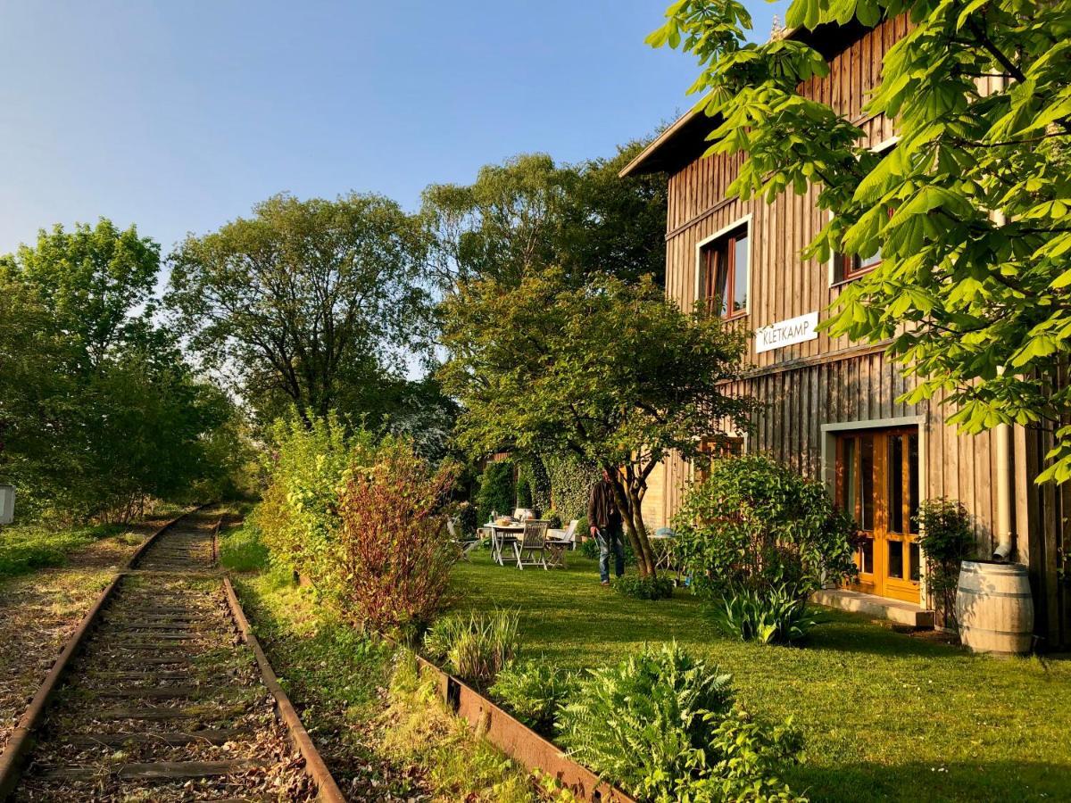 Ferienwohnung im historischen Bahnhof Kletkamp Exterior foto